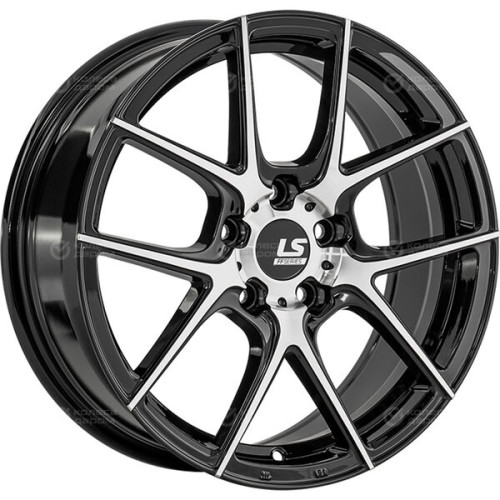 Колесный диск LS FlowForming LS RC06 7.5xR17 5x114.3 ET40 DIA67.1 черный полностью полированный