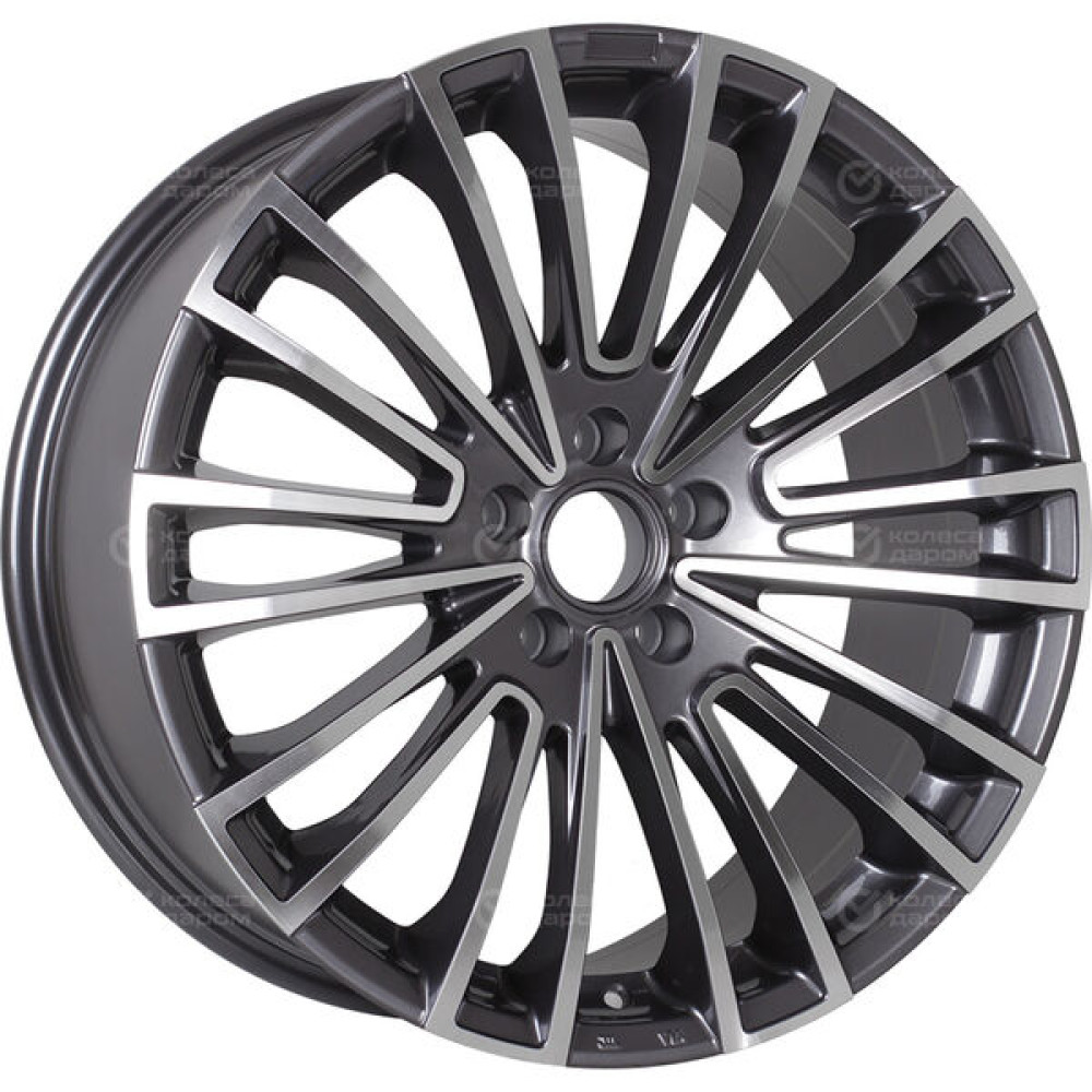 Колесный диск Replay A123 8.5xR19 5x112 ET28 DIA66.6 насыщенный темно-серый полностью полированный