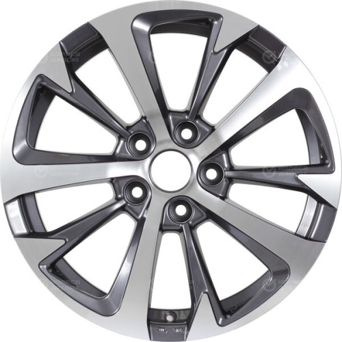 Колесный диск Replay TY260 7xR17 5x114.3 ET35 DIA60.1 насыщенный темно-серый полностью полированный