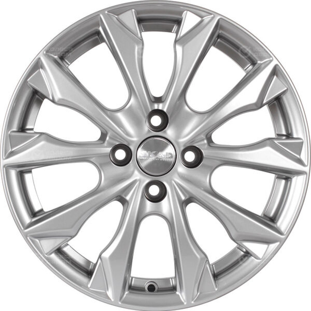 Колесный диск СКАД Нагоя 6xR16 4x100 ET41 DIA60.1 серебристый