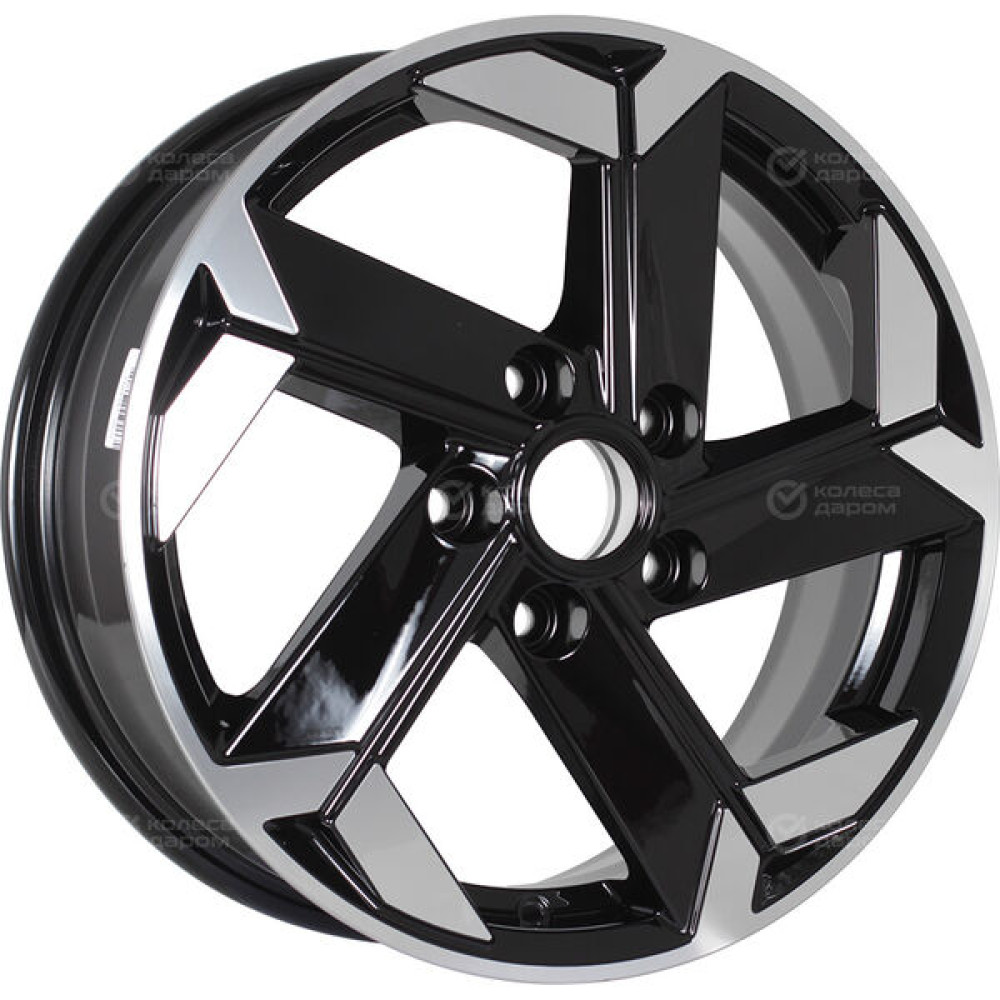 Колесный диск iFree Original КС979 (16_Creta SU) 6xR16 5x114.3 ET43 DIA67.1 черный глянцевый с полированными элементами лицевой поверхности
