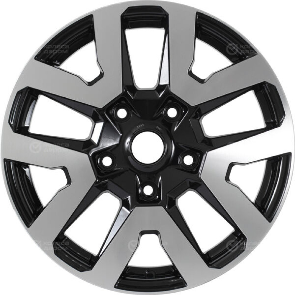 Колесный диск iFree Original Трикстер (Niva) 7xR17 5x139.7 ET40 DIA98 черный глянцевый с полированными элементами лицевой поверхности