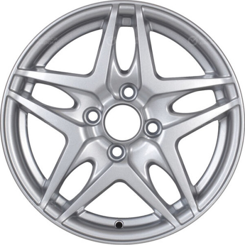 Колесный диск Tech Line 430 5.5xR14 4x98 ET35 DIA58.6 серебристый