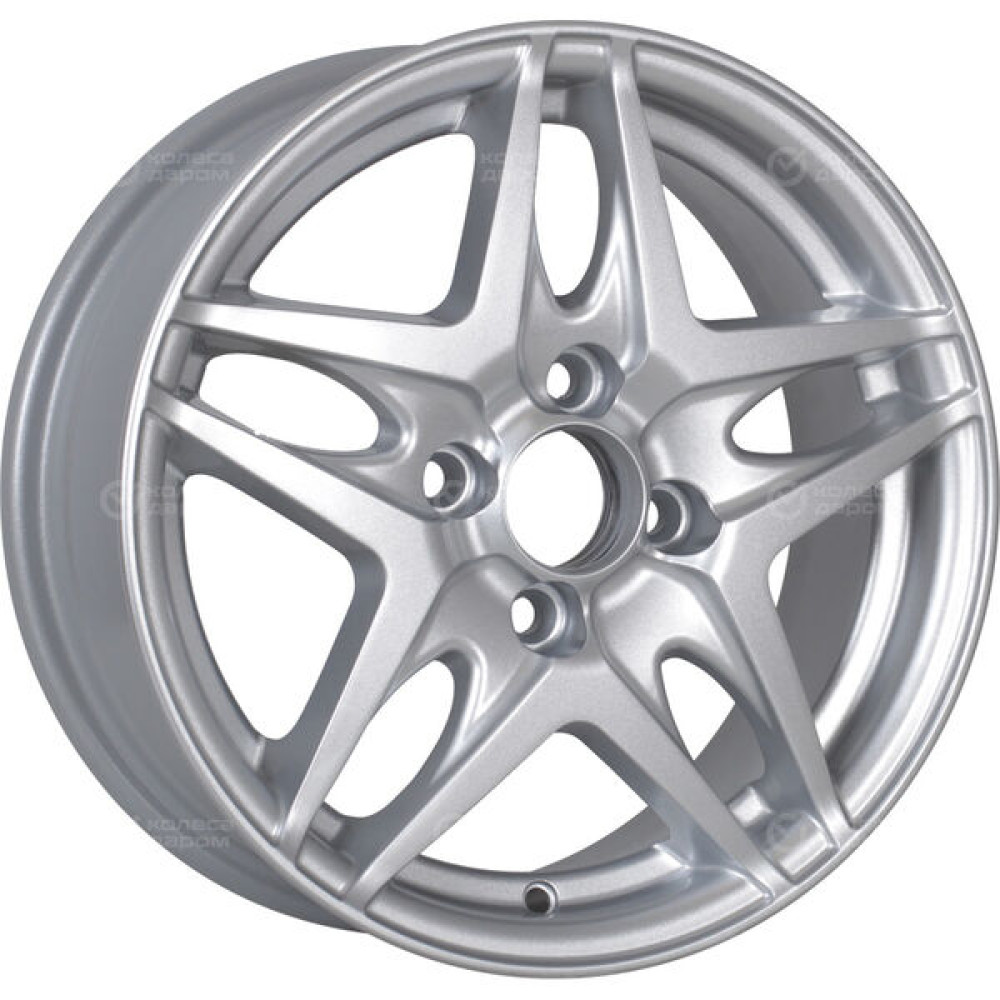 Колесный диск Tech Line 430 5.5xR14 4x98 ET35 DIA58.6 серебристый