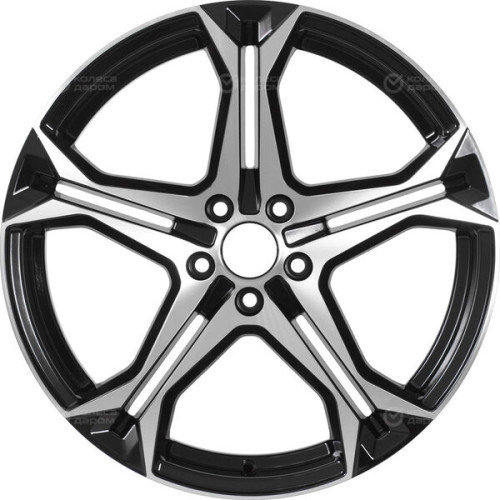 Колесный диск RST R099 7.5xR19 5x108 ET38 DIA60.1 глянцевый черный с полированной лицевой частью