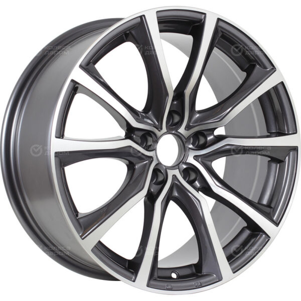 Колесный диск Replay B219 7.5xR17 5x120 ET32 DIA72.6 насыщенный темно-серый полностью полированный