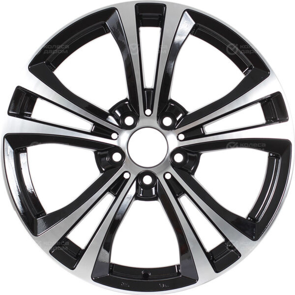 Колесный диск Replay HND318 7.5xR18 5x114.3 ET49.5 DIA67.1 черный полностью полированный