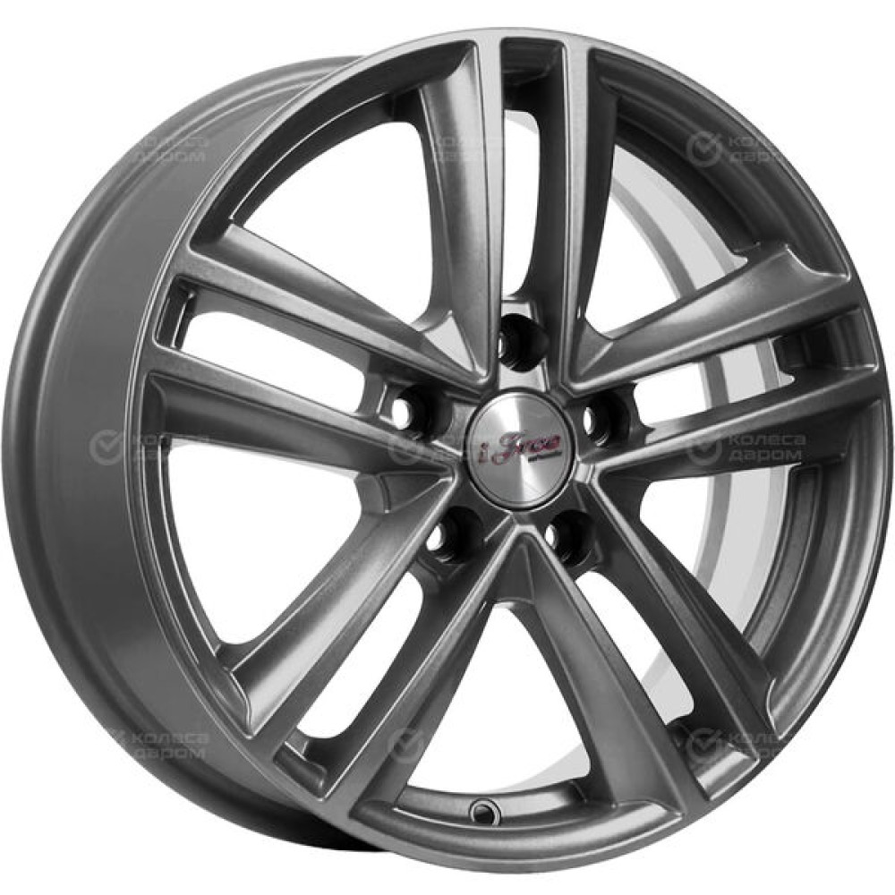 Колесный диск iFree Катар 6.5xR16 5x114.3 ET45 DIA60.1 насыщенный тёмно-серебристый