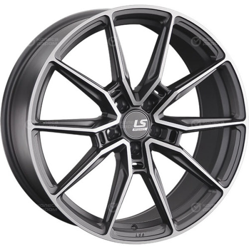 Колесный диск LS FlowForming LS RC58 8.5xR20 5x112 ET30 DIA66.6 серый матовый
