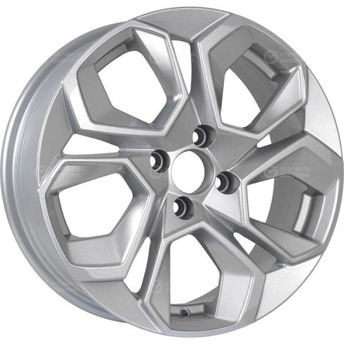 Колесный диск KDW KD1620 6.5xR16 5x114.3 ET45 DIA67.1 серебристый
