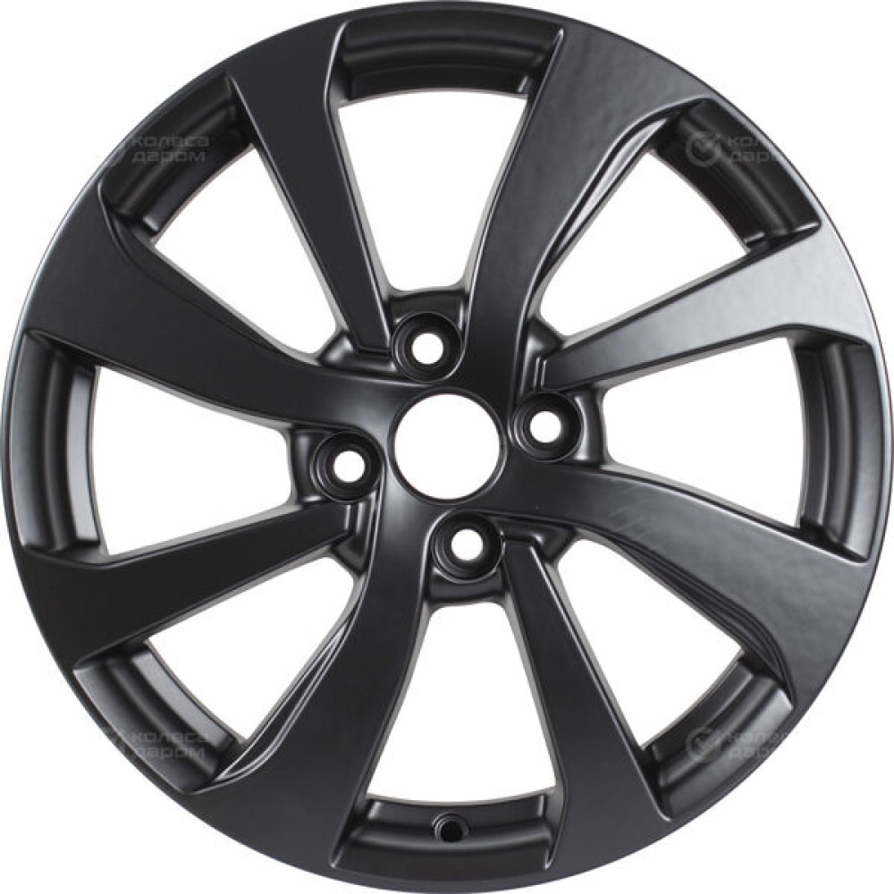 Колесный диск KDW KD1640 (ZV 16_Sandero Stepway) 6xR16 4x100 ET37 DIA60.1 черный матовый