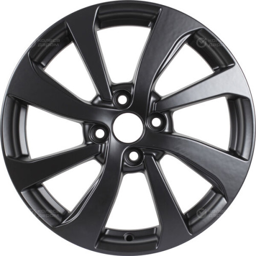 Колесный диск KDW KD1640 (ZV 16_Sandero Stepway) 6xR16 4x100 ET37 DIA60.1 черный матовый
