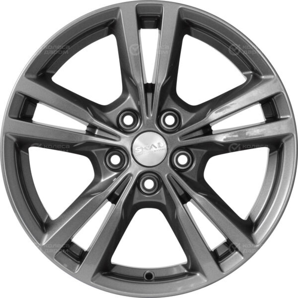 Колесный диск СКАД Мельбурн 7xR17 5x114.3 ET39 DIA60.1 темно-серый цвет с перламутровыми оттенками