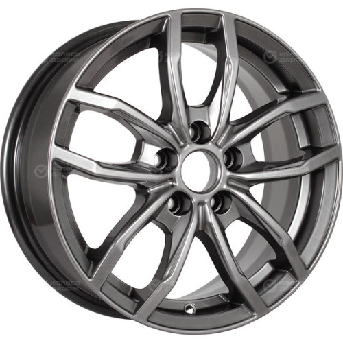 Колесный диск КиК Фрост 6.5xR15 5x114.3 ET46 DIA67.1 (уценка) темно-серебристый