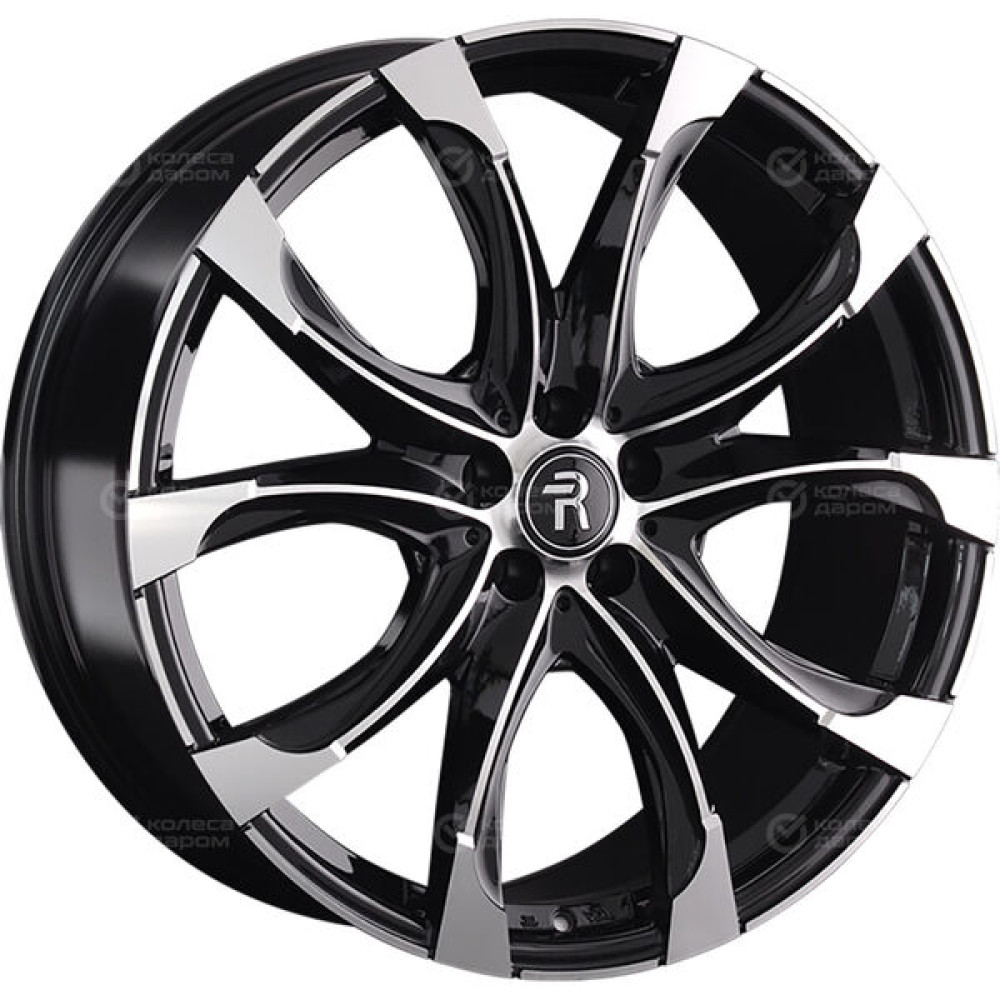 Колесный диск Replay LR54 9.5xR22 5x120 ET49 DIA72.6 черный полностью полированный