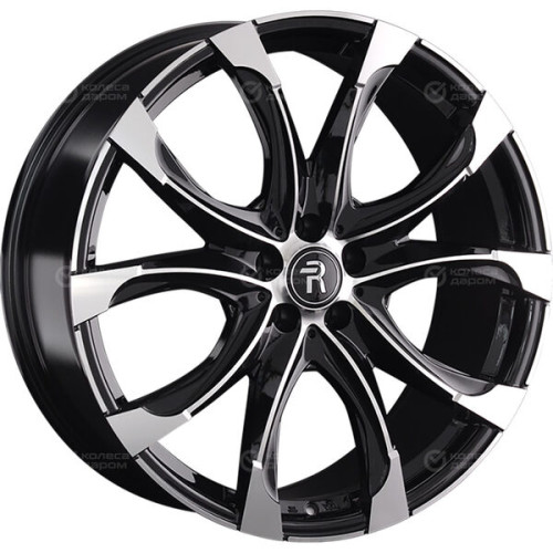 Колесный диск Replay LR54 9.5xR22 5x120 ET49 DIA72.6 черный полностью полированный