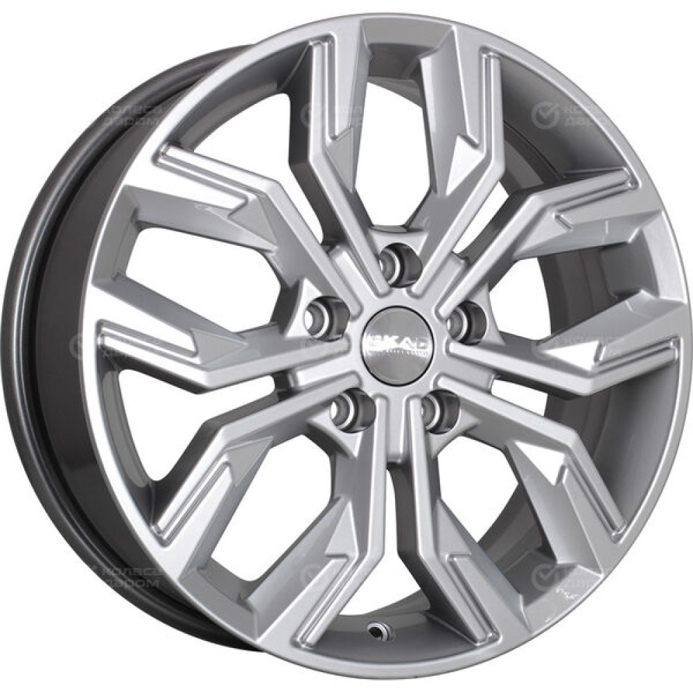 Колесный диск СКАД Амиата 7xR17 5x114.3 ET35 DIA67.1 серебристый