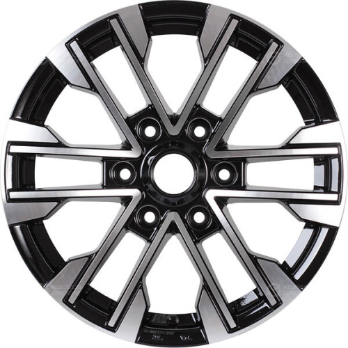 Колесный диск Replay TY310 7.5xR17 6x139.7 ET30 DIA106.1 черный полностью полированный