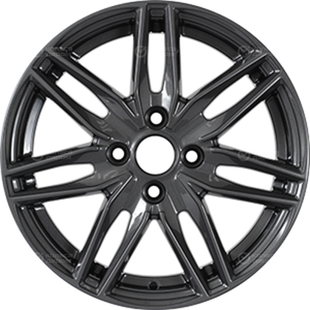 Колесный диск KDW KD1570 6xR15 4x98 ET30 DIA58.5 темно-серый