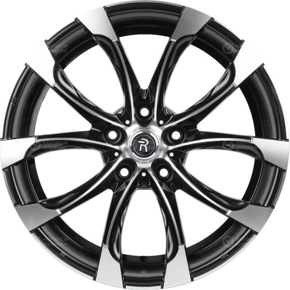 Колесный диск Replay B223 9.5xR22 5x112 ET32 DIA66.6 черный полностью полированный