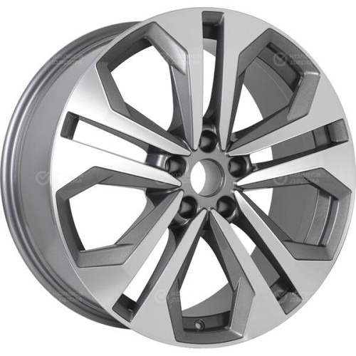 Колесный диск Replay VV295 9xR20 5x112 ET33 DIA66.6 глянцевый темно-серый с полированной лицевой частью