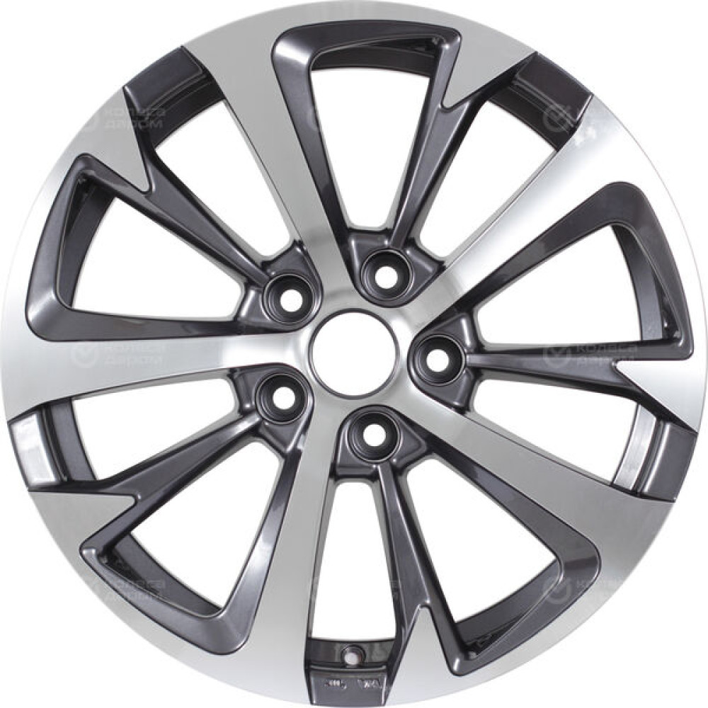 Колесный диск Replay TY260 7.5xR18 5x114.3 ET45 DIA60.1 насыщенный темно-серый полностью полированный