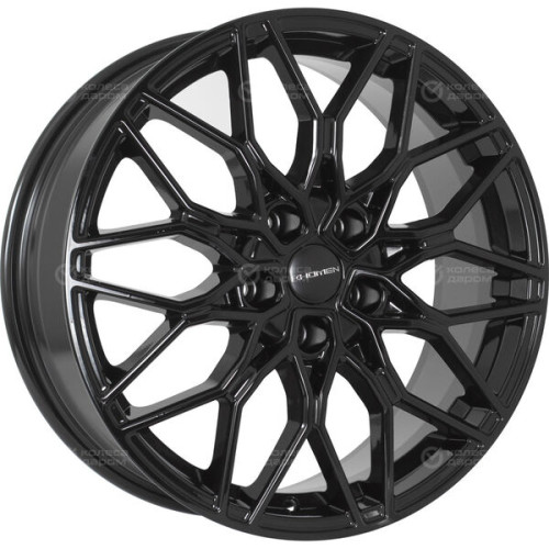 Колесный диск KHOMEN KHW1813 (Chery Tiggo 7 (Pro/Pro Max) 7xR18 5x108 ET33 DIA60.1 (уценка) черный глянцевый