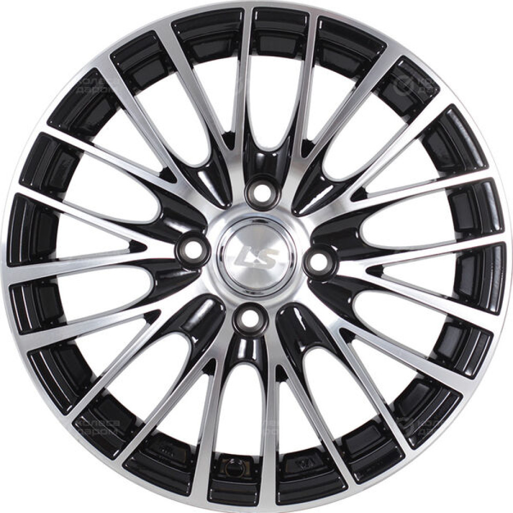 Колесный диск LS LS 768 6.5xR15 4x98 ET32 DIA58.6 черный полностью полированный