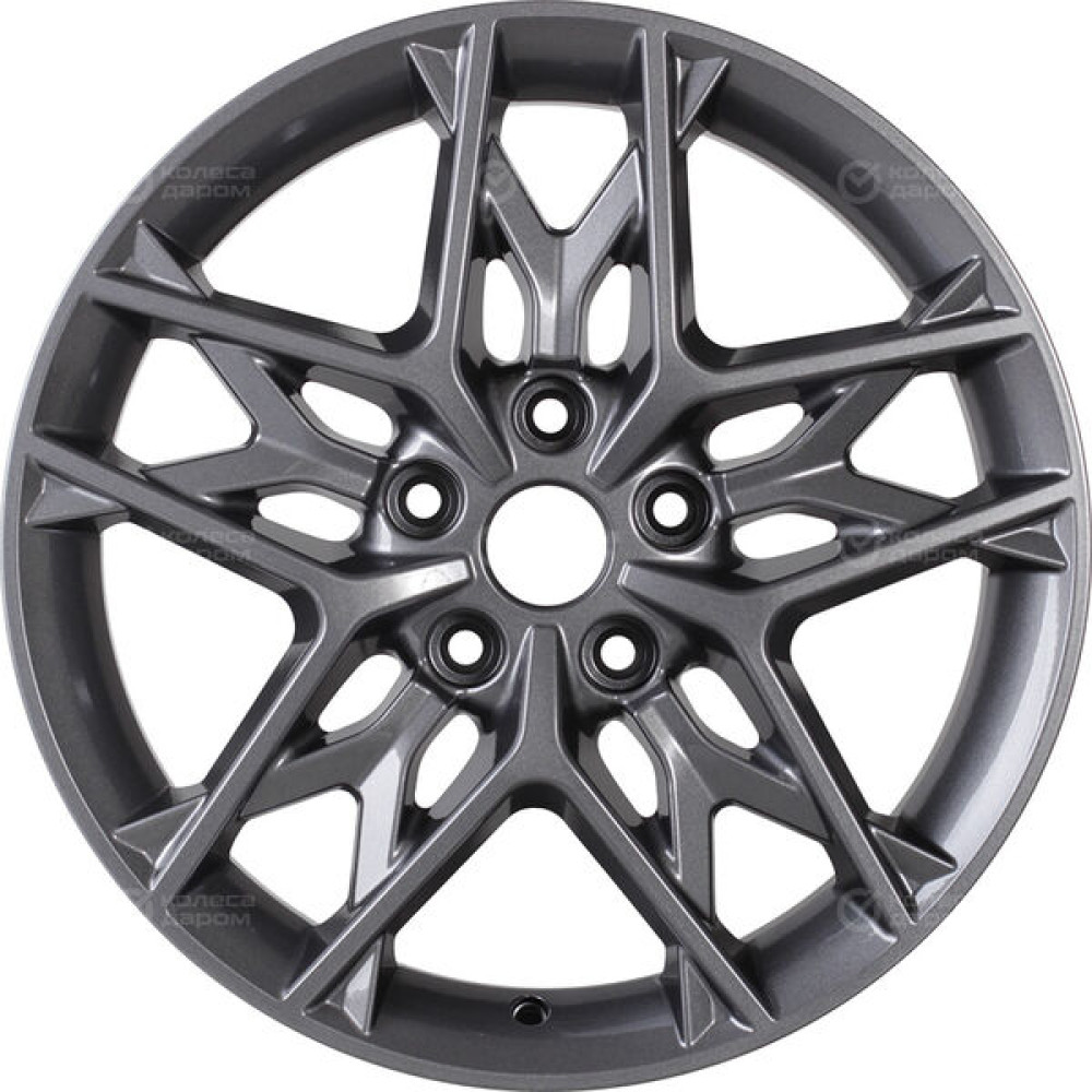 Колесный диск KHOMEN KHW1709 (ZV 17_KIA K5) 7xR17 5x114.3 ET48 DIA67.1 насыщенный темно-серый