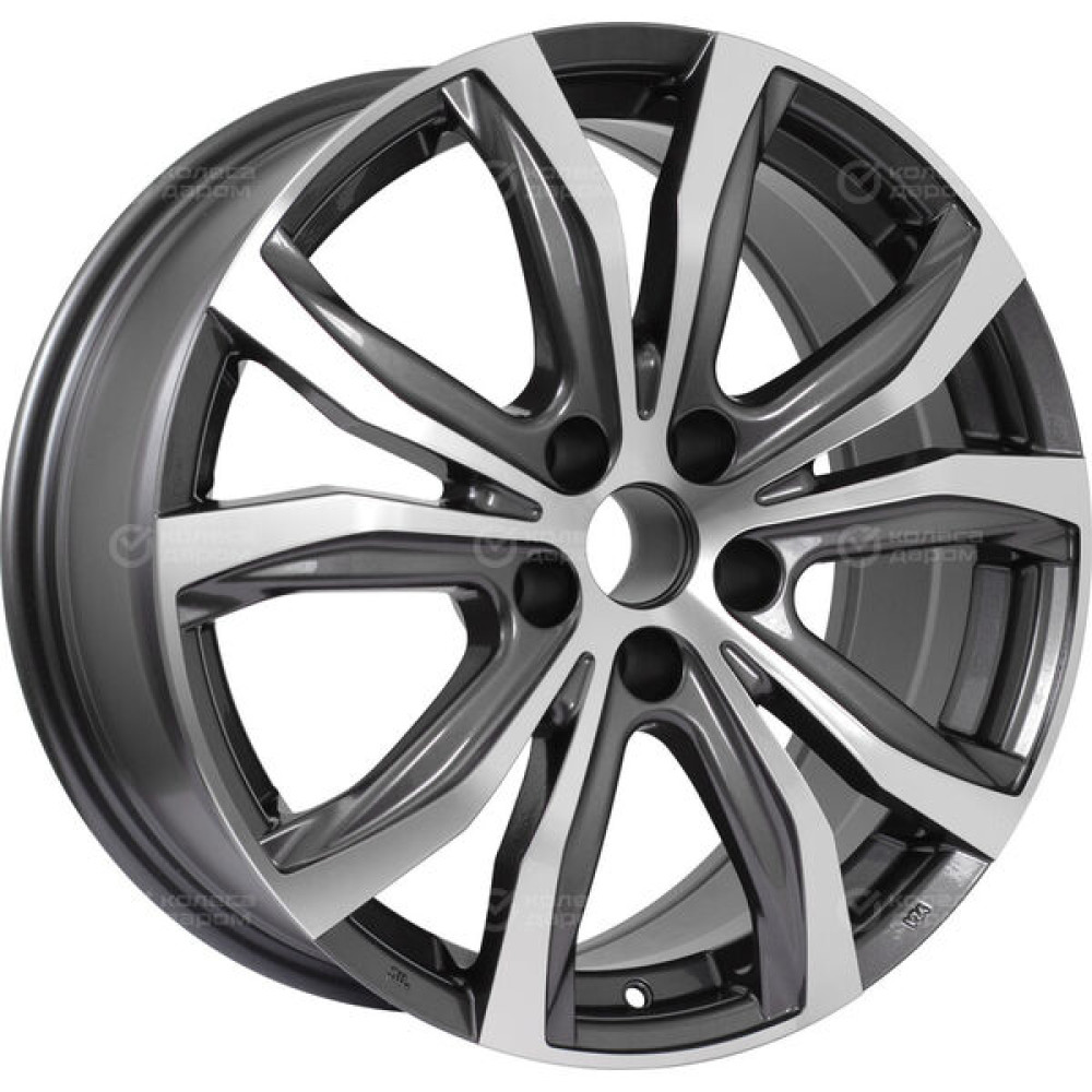 Колесный диск Replay B254 8xR20 5x112 ET27 DIA66.6 насыщенный темно-серый полностью полированный