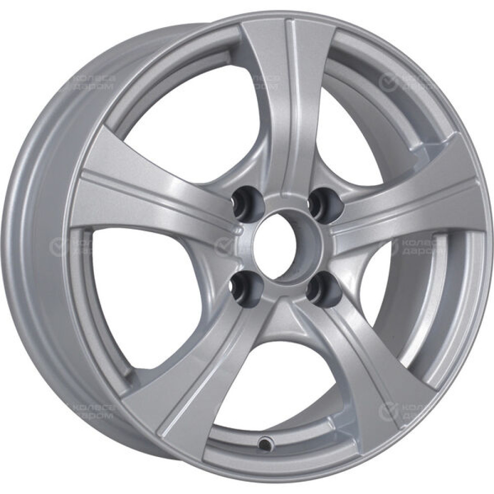 Колесный диск Tech Line 410 5.5xR14 4x100 ET43 DIA60.1 серебристый