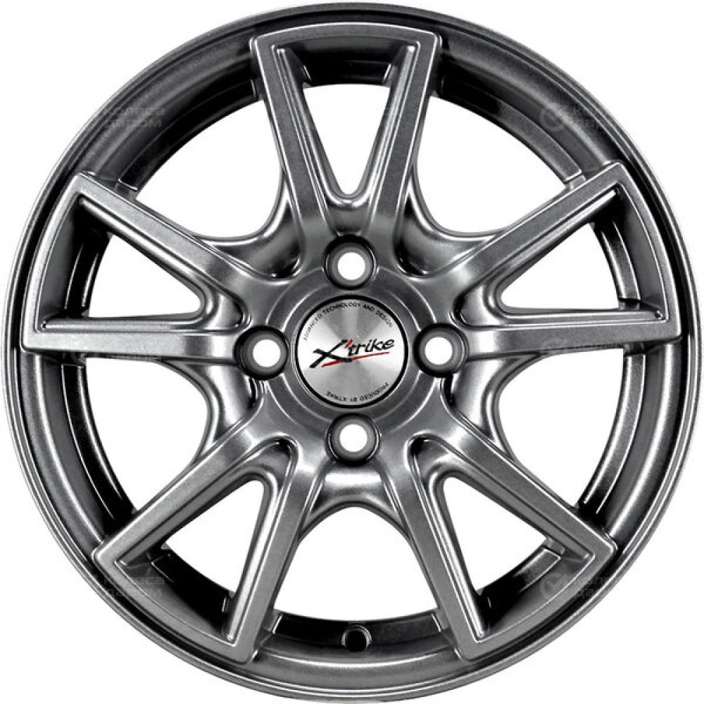 Колесный диск X-trike X104 6xR14 5x114.3 ET38 DIA67.1 темно-серебристый