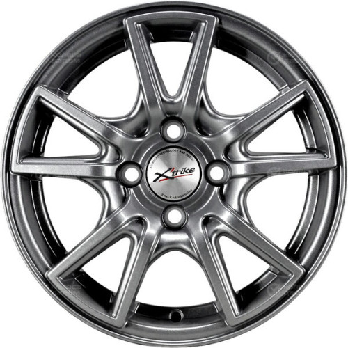 Колесный диск X-trike X104 6xR14 5x114.3 ET38 DIA67.1 темно-серебристый
