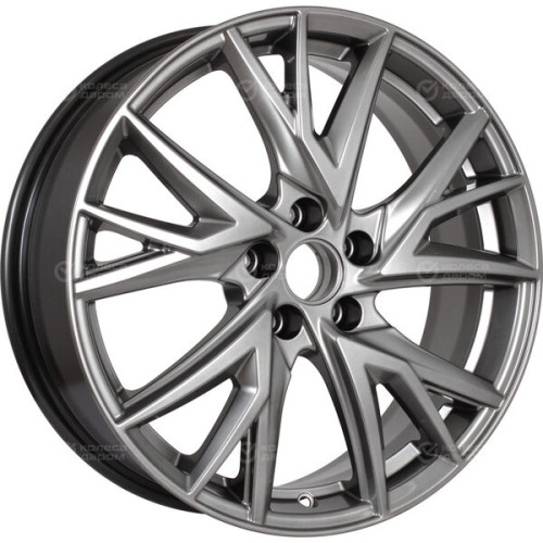 Колесный диск КиК Кайлас 6.5xR18 5x108 ET33 DIA60.1 темно-серебристый