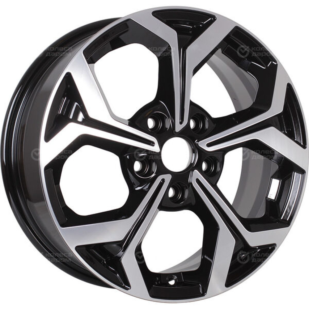 Колесный диск iFree Original КС878 (ZV 16_Focus) 6.5xR16 5x108 ET50 DIA63.35 черный глянцевый с полированными элементами лицевой поверхности