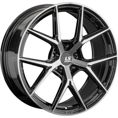 Колесный диск LS FlowForming LS RC78 8.5xR19 5x108 ET30 DIA65.1 черный полностью полированный