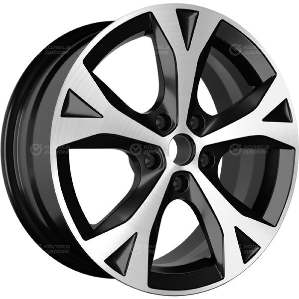 Колесный диск Replay LX57 7.5xR18 5x114.3 ET35 DIA60.1 черный полностью полированный