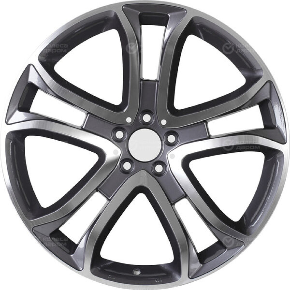 Колесный диск Replay MR208 10xR21 5x112 ET54 DIA66.6 насыщенный темно-серый полностью полированный