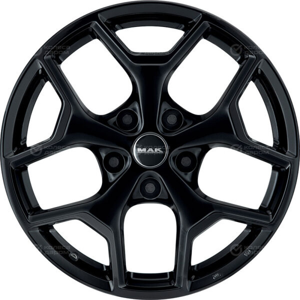 Колесный диск MAK Liberty 7.5xR18 5x108 ET39 DIA72 чёрный глянцевый