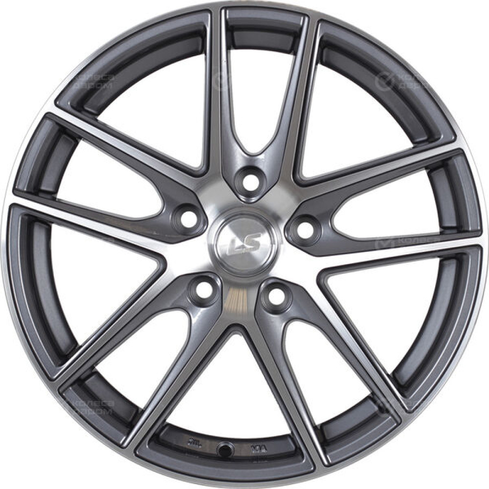 Колесный диск LS LS 771 7xR16 5x114.3 ET40 DIA67.1 насыщенный темно-серый полностью полированный