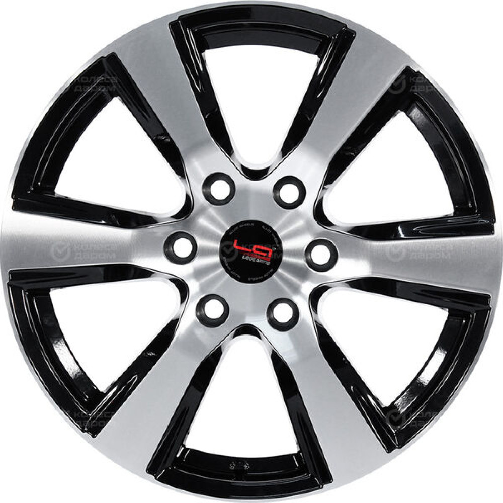 Колесный диск LegeArtis CT Concept TY570 7.5xR18 6x139.7 ET25 DIA106.1 чёрный полностью полированный