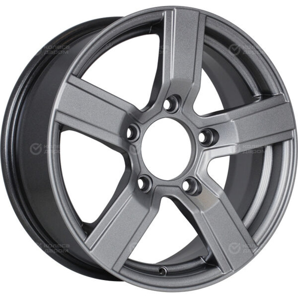 Колесный диск iFree Райдер (КС482) 6.5xR16 5x139.7 ET40 DIA98 насыщенный тёмно-серебристый