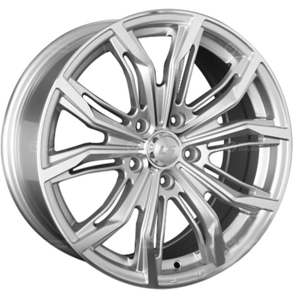 Колесный диск LS LS 750 8xR18 5x112 ET40 DIA73.1 серебристый полированный