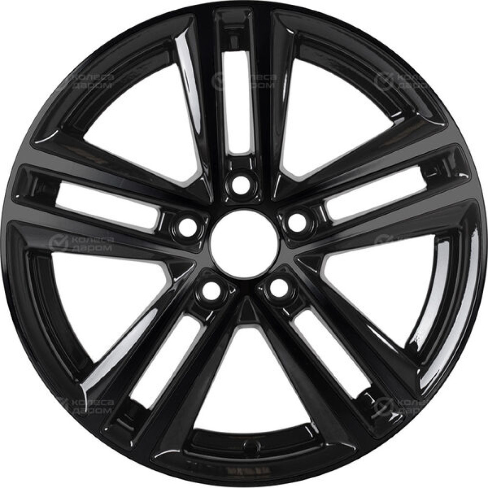 Колесный диск RST R025 6xR15 5x100 ET38 DIA57.1 черный глянцевый