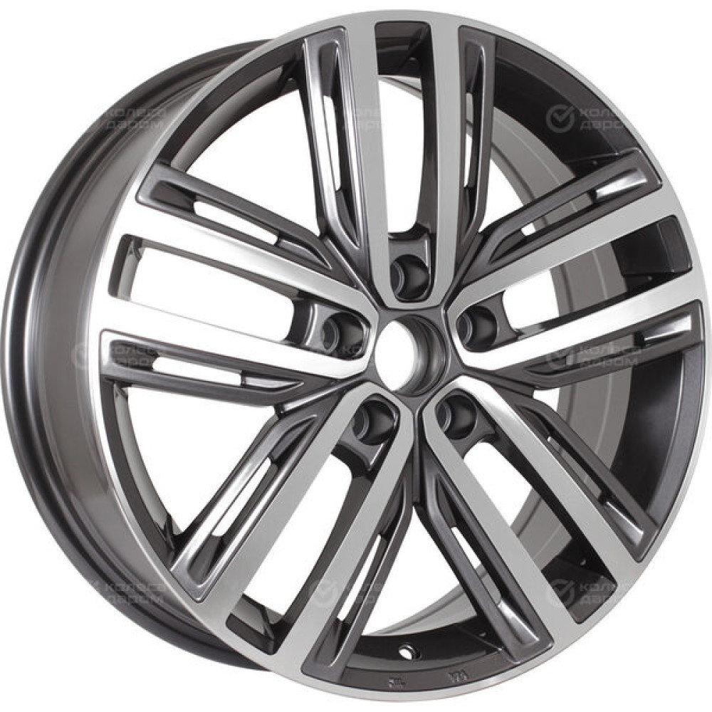 Колесный диск Replay JC1 7xR18 5x114.3 ET35 DIA67.1 насыщенный темно-серый полностью полированный