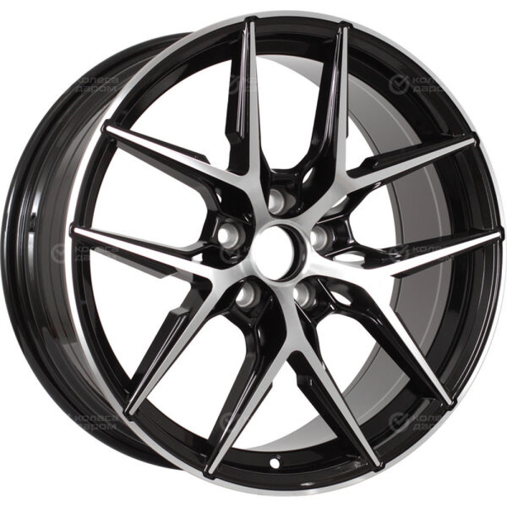 Колесный диск Lizardo XH486 8xR18 5x108 ET33 DIA60.1 черный глянец с полировкой