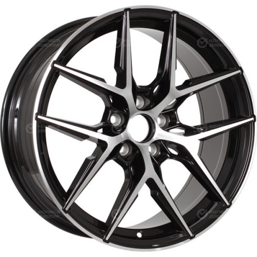 Колесный диск Lizardo XH486 8xR18 5x108 ET33 DIA60.1 черный глянец с полировкой