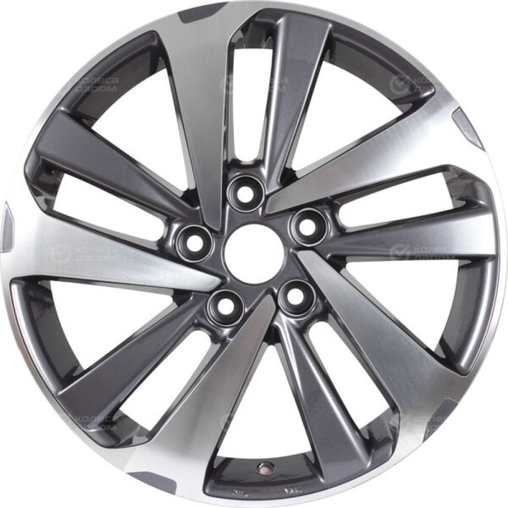 Колесный диск Replay KI299 7xR17 5x114.3 ET48.5 DIA67.1 насыщенный темно-серый полностью полированный