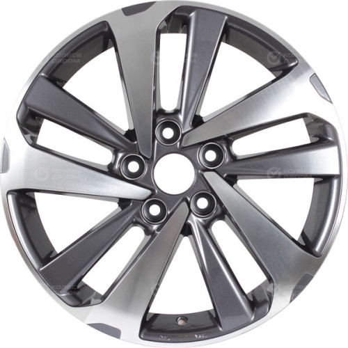 Колесный диск Replay KI299 7xR17 5x114.3 ET48.5 DIA67.1 насыщенный темно-серый полностью полированный