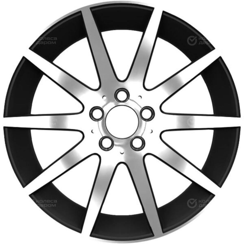 Колесный диск Replay VV221 7xR18 5x112 ET43 DIA57.1 матовый с алмазно-точеной лицевой поверхностью (точёные)